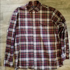 Polo XXL Men’s plaid shirt red, green and blue